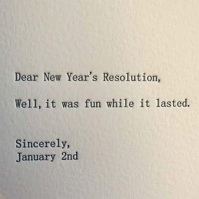 New Year Resolution Quotes Funny
 Funny New Year Wishes Quotes and Resolutions