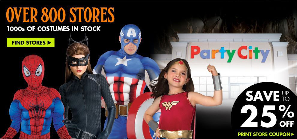 Party City Store Halloween Costumes
 Shop Over 800 Stores 1000s of Costumes In Stock