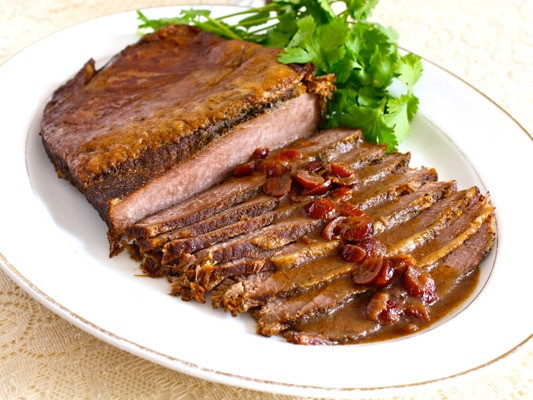 Passover Brisket Recipe Slow Cooker
 Slow Cooker Brisket with Chipotle Cranberry Sauce Tori Avey