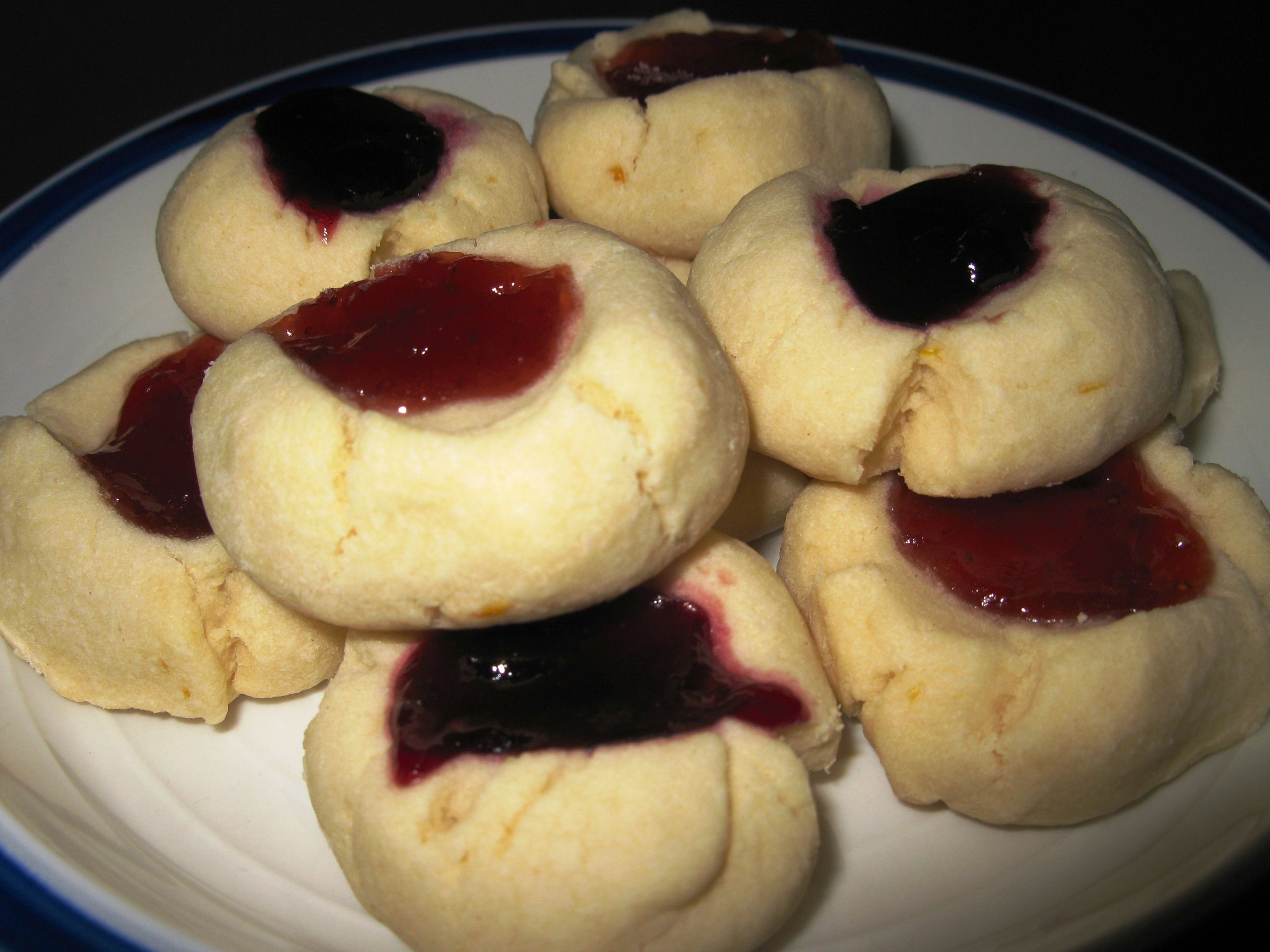 Passover Cookie Recipe
 thumbprint cookies for Passover – dairy egg & nut free