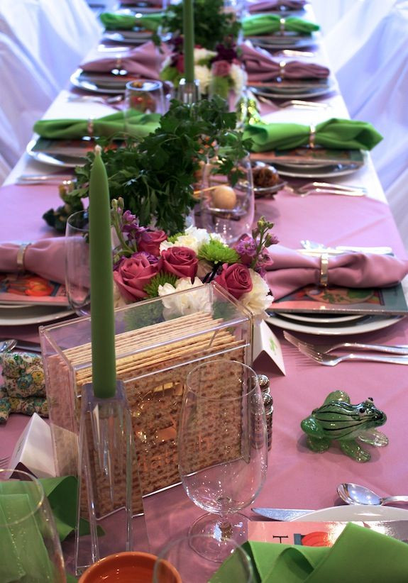 Passover Decorations Ideas
 Orchid and Lime Passover tablescape in 2019