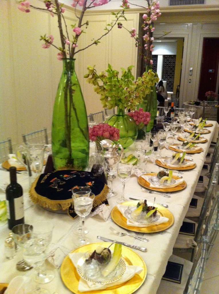 Passover Decorations Ideas
 table settings Sarah s Passover Seder Secrets to Making