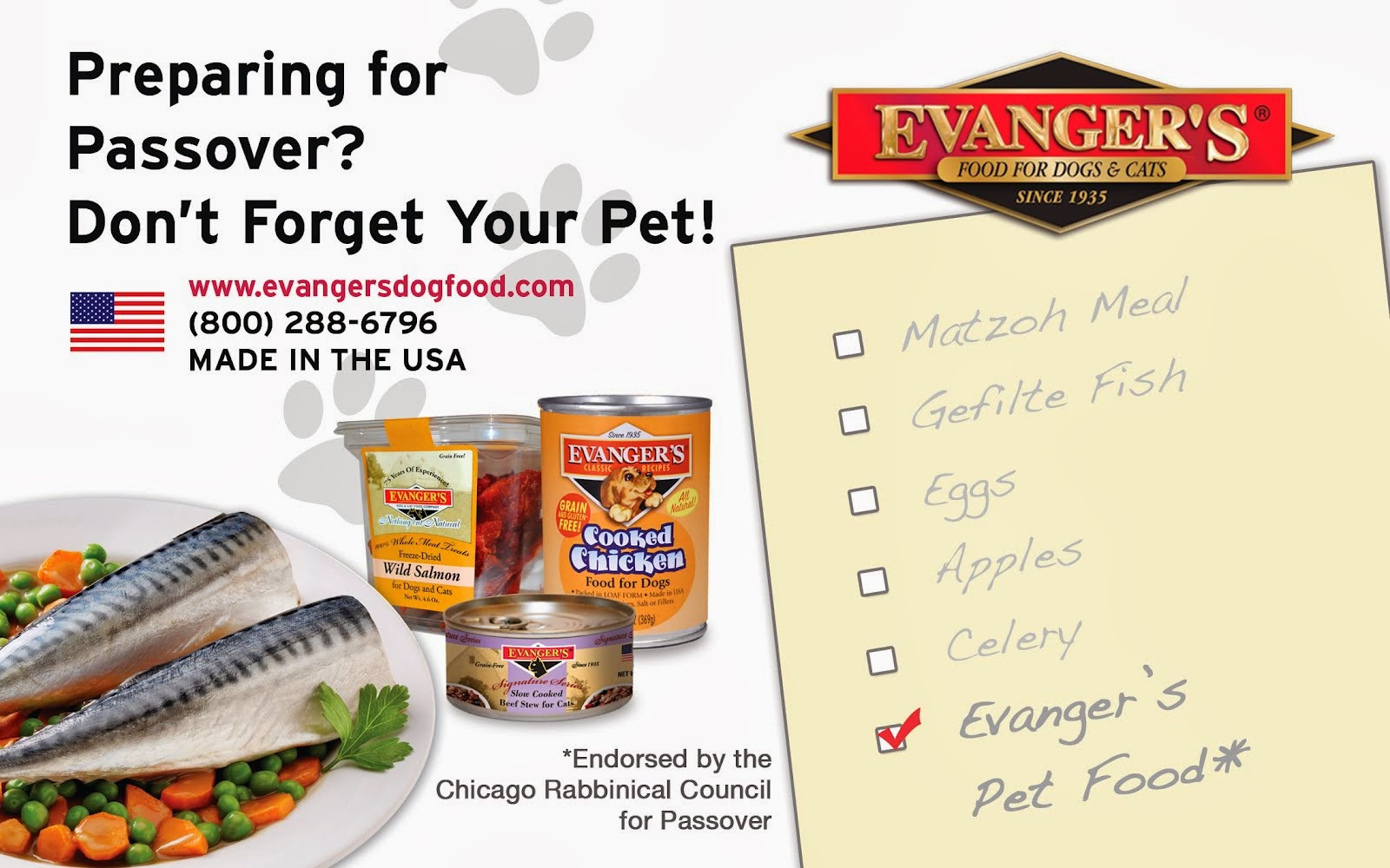 Passover Food List
 Kosher for Passover Pet Foods