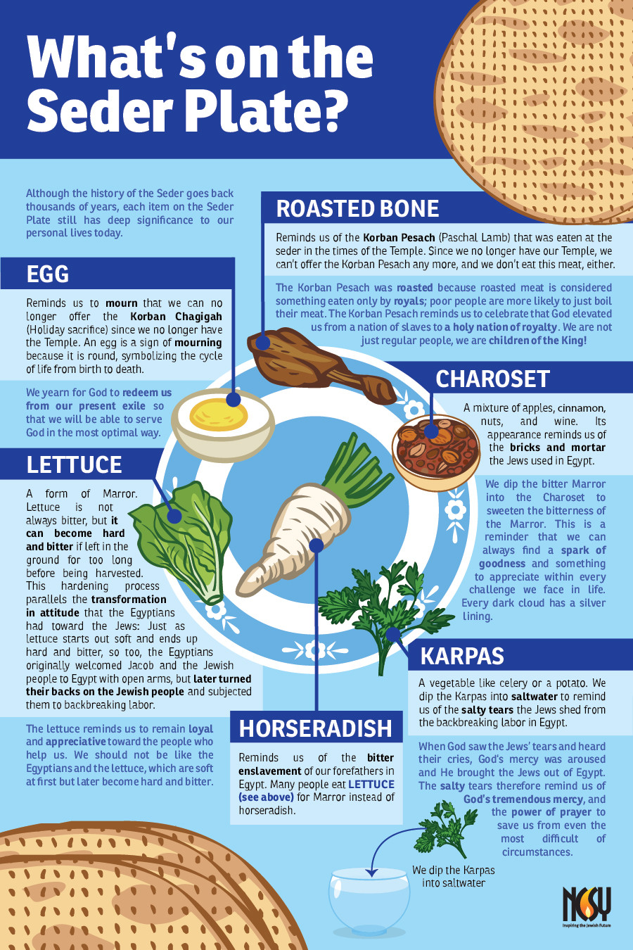 Passover Food Meaning
 Pesach Infographics