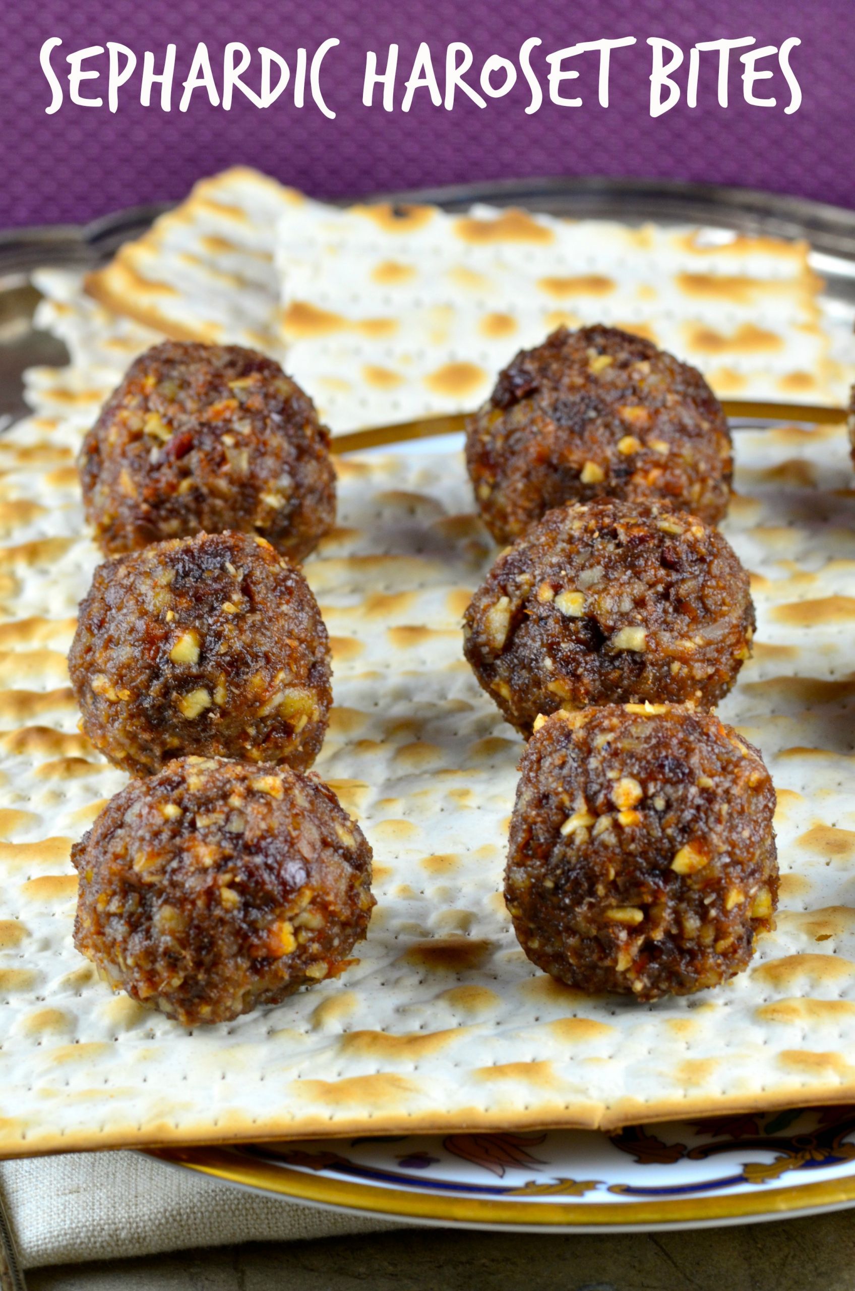 Passover Food Not Allowed
 Not Just for Passover Recipes Sephardic Style Haroset Bites