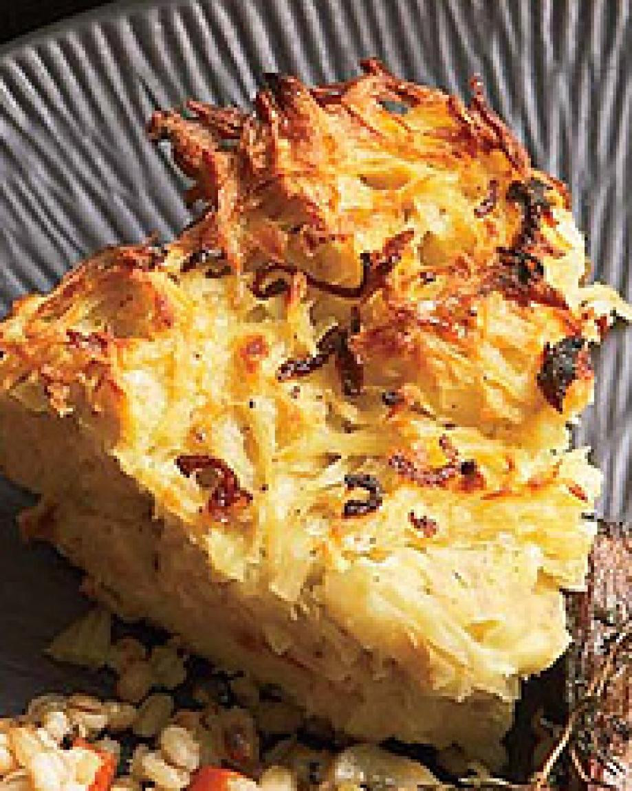 Passover Potato Kugel Recipe
 Potato Kugel with Fried Shallots Recipe