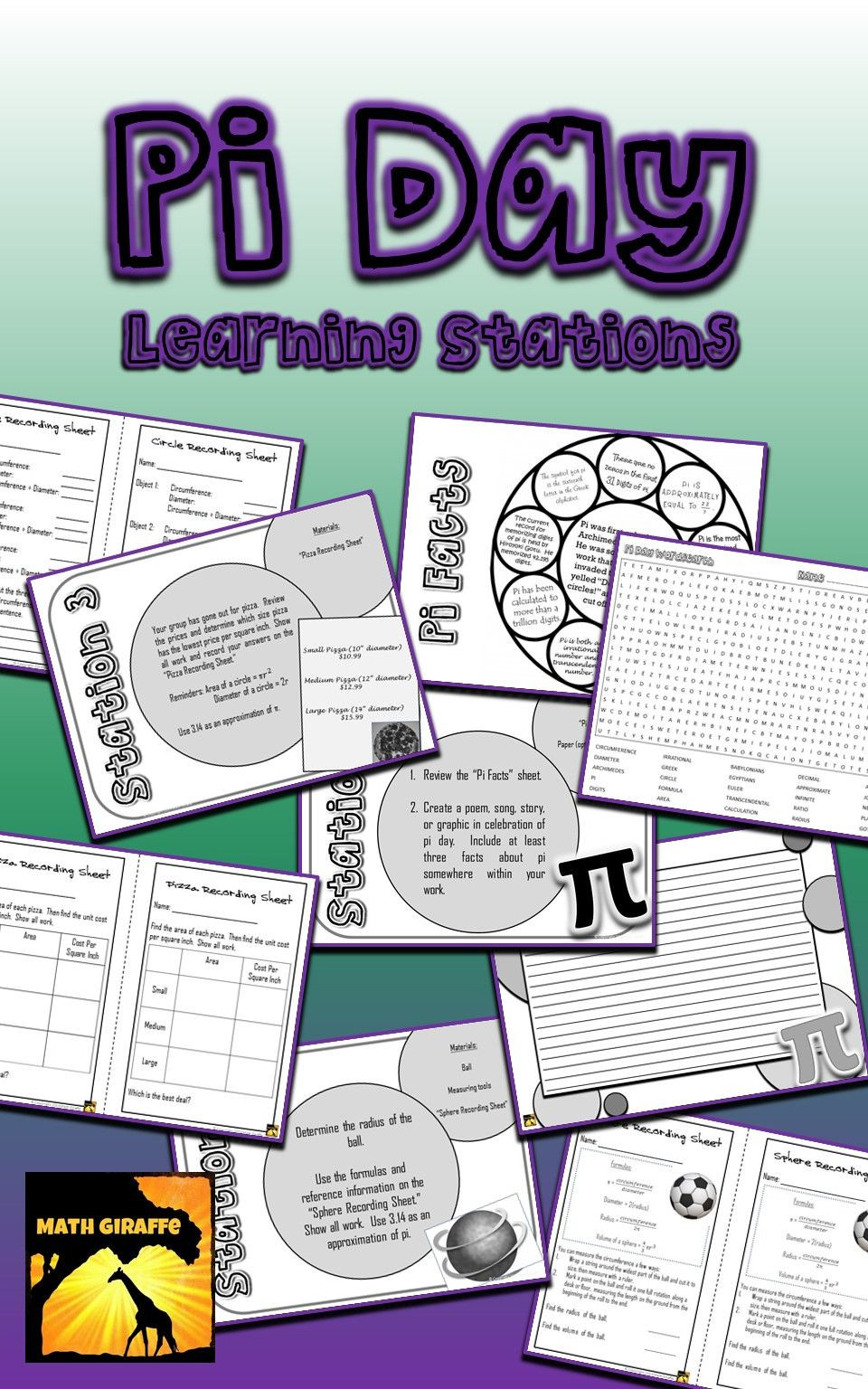 Pi Day Activities For High School Math
 Pi Day Stations