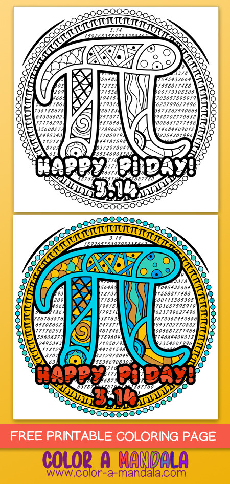 Pi Day Activities Pdf
 Happy Pi Day Coloring Page M91