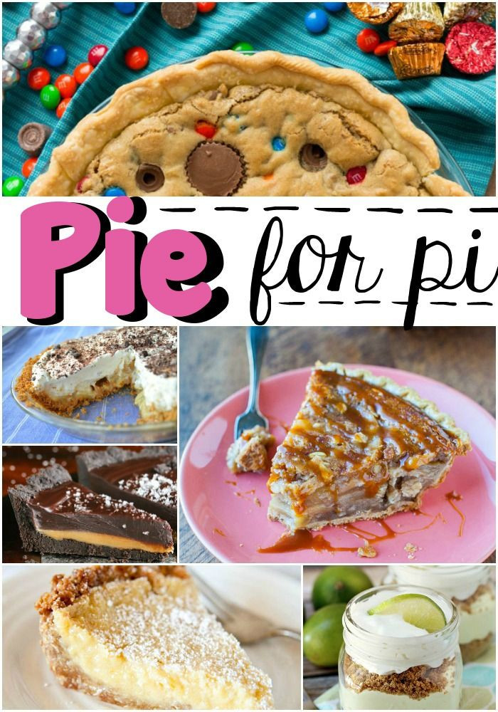 Pi Day Dessert Ideas
 Pie for Pi