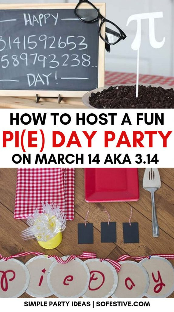 Pi Day Party Supplies
 Fun Pie Day Party Ideas & Delicious Pie Recipes So Festive