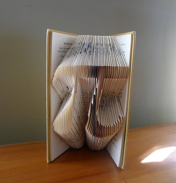 Pi Day Wedding Gifts
 Pi Folded Book Art Math Pi Day March 14th Forever