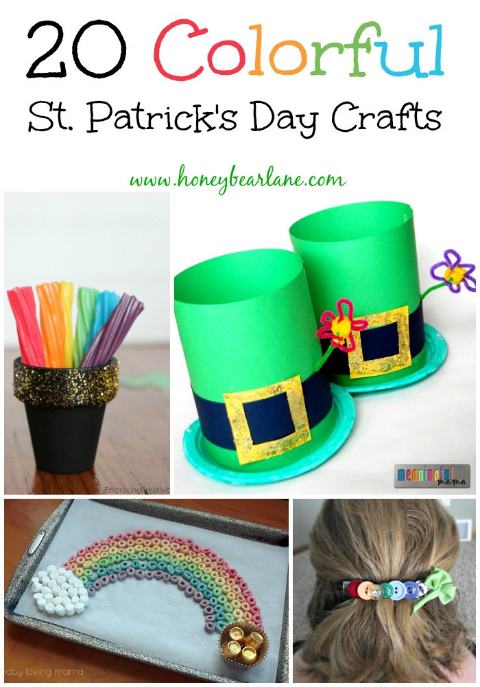 Pinterest St Patrick's Day Crafts
 20 Colorful St Patrick s Day Crafts HoneyBear Lane