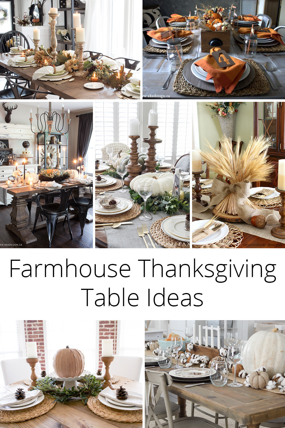 Pinterest Thanksgiving Table Ideas
 13 Farmhouse Thanksgiving Table Ideas to Help You Decorate