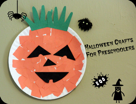 Preschool Halloween Crafts
 Paper Plate Pumpkins Halloween Preschool Craft ⋆ Makobi Scribe