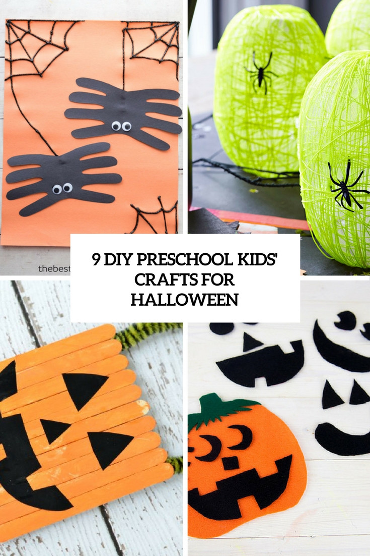Preschool Halloween Crafts
 9 DIY Preschool Kids’ Crafts For Halloween Shelterness