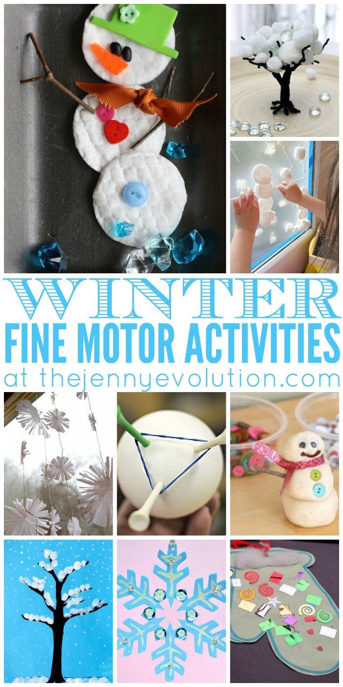 Preschool Winter Activities
 Fine Motor Winter Activities for Preschoolers