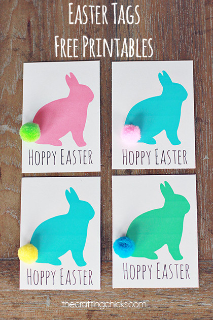 Printable Easter Gift Tags
 Easter Basket Name Tags The Crafting Chicks