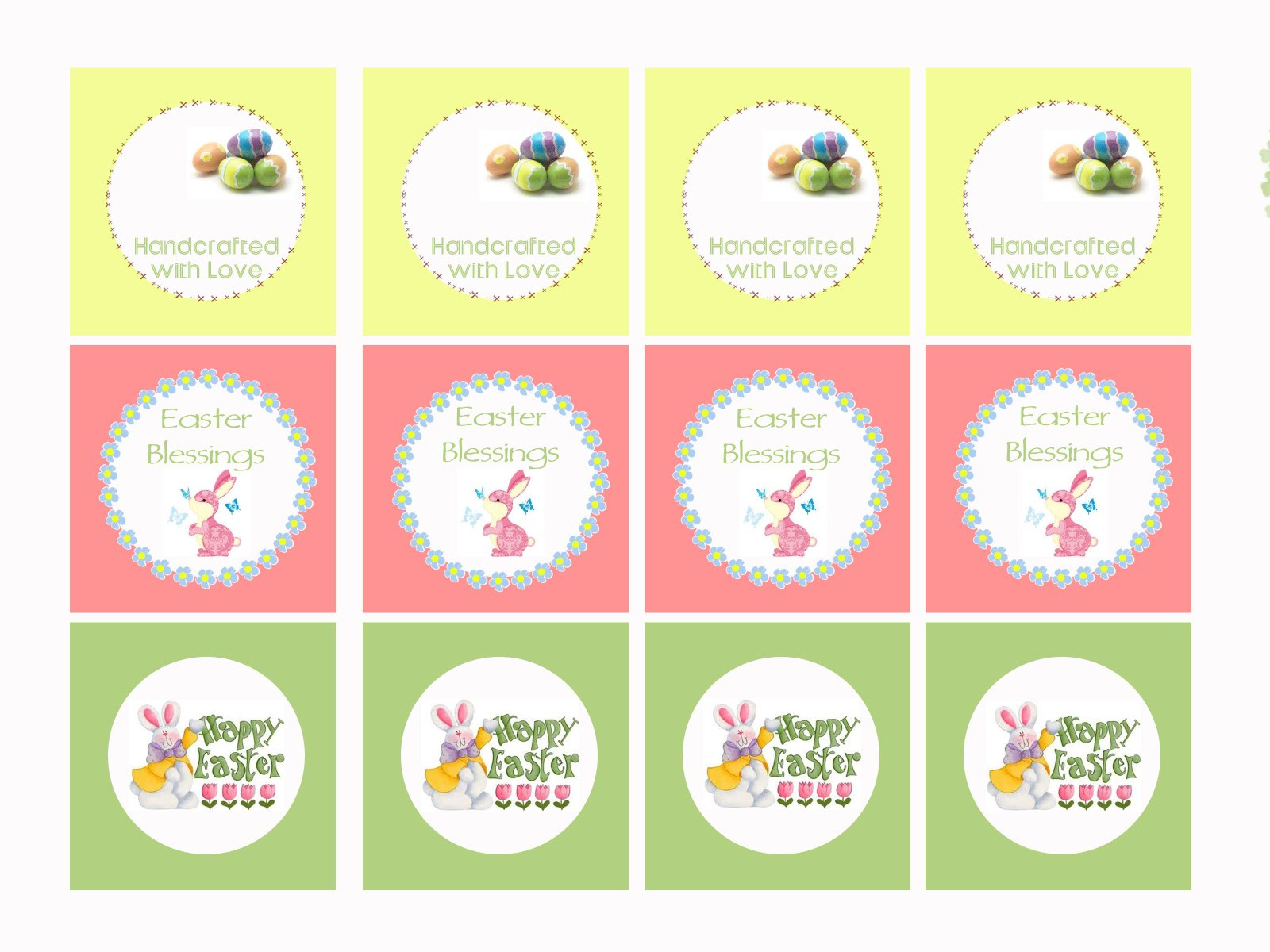 Printable Easter Gift Tags
 Our Way to Learn Easter Gift Tags free printable 