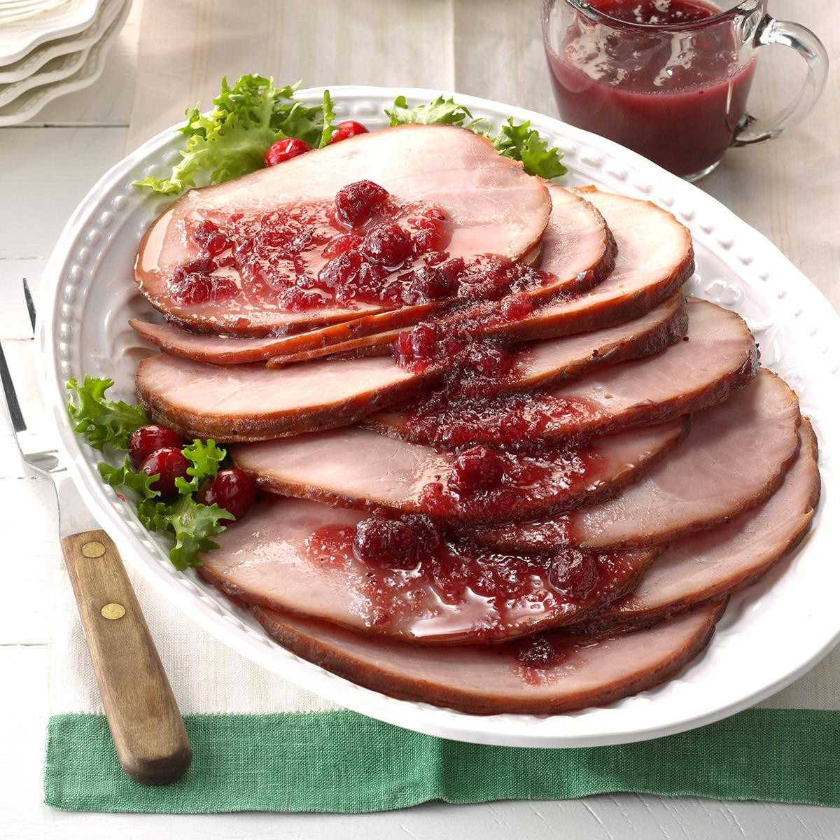 Recipe For Thanksgiving Ham
 Cranberry Glazed Ham Recipe