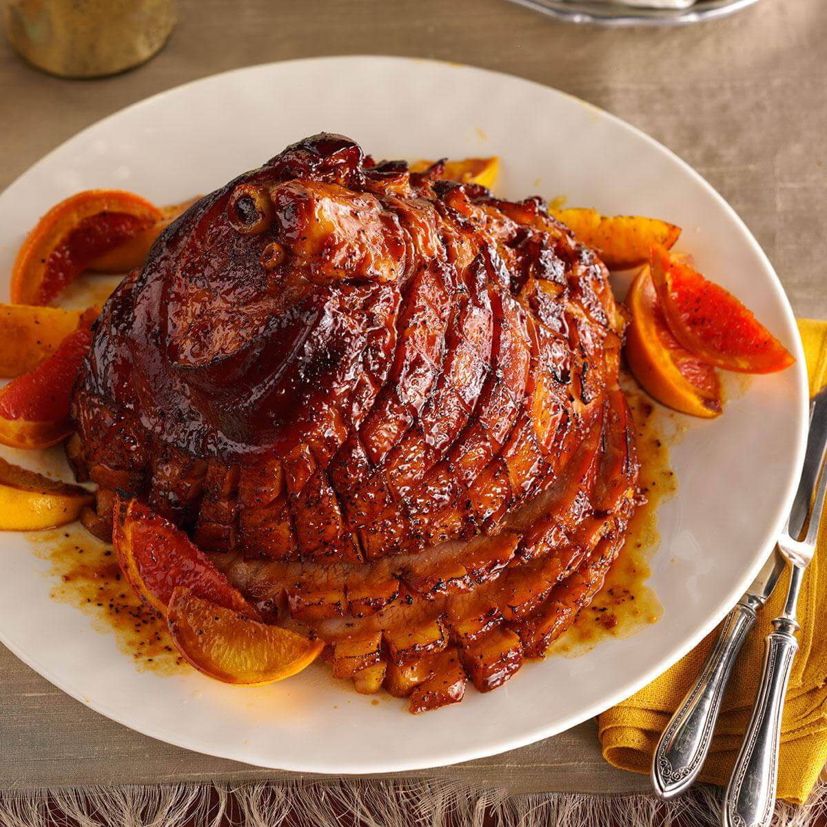 Recipe For Thanksgiving Ham
 Citrus Molasses Glazed Ham Recipe