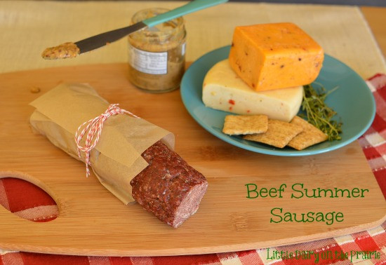 Recipe With Summer Sausage
 Beef Summer Sausage Little Dairy the Prairie