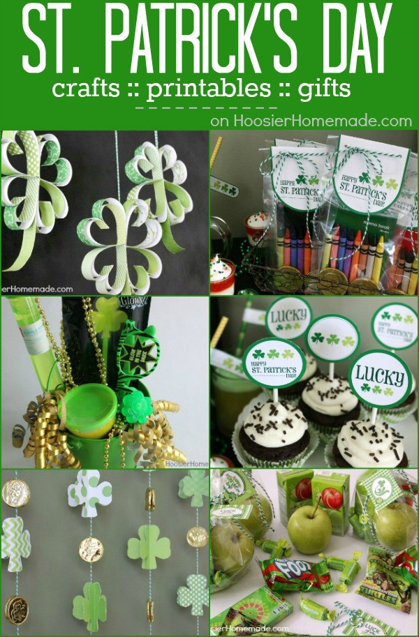 Saint Patrick's Day Crafts
 St Patrick s Day Treats Crafts and More Hoosier Homemade