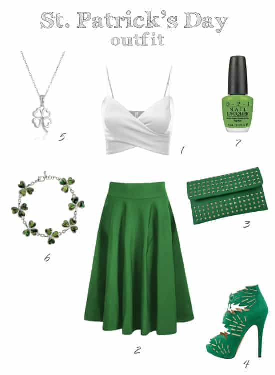 Saint Patrick's Day Outfit Ideas
 Cute & Chic St Patricks Day Outfit 1