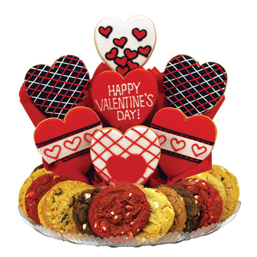 Same Day Valentines Gift Delivery
 Valentines Day Gift Cookie Arrangement