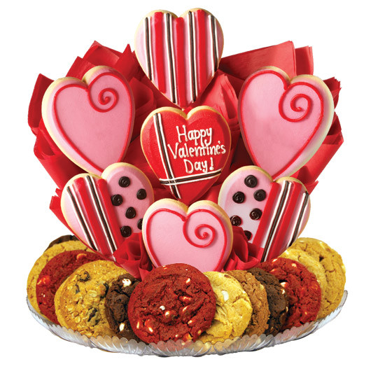 Same Day Valentines Gift Delivery
 Valentines Basket Valentine s Day Cookies
