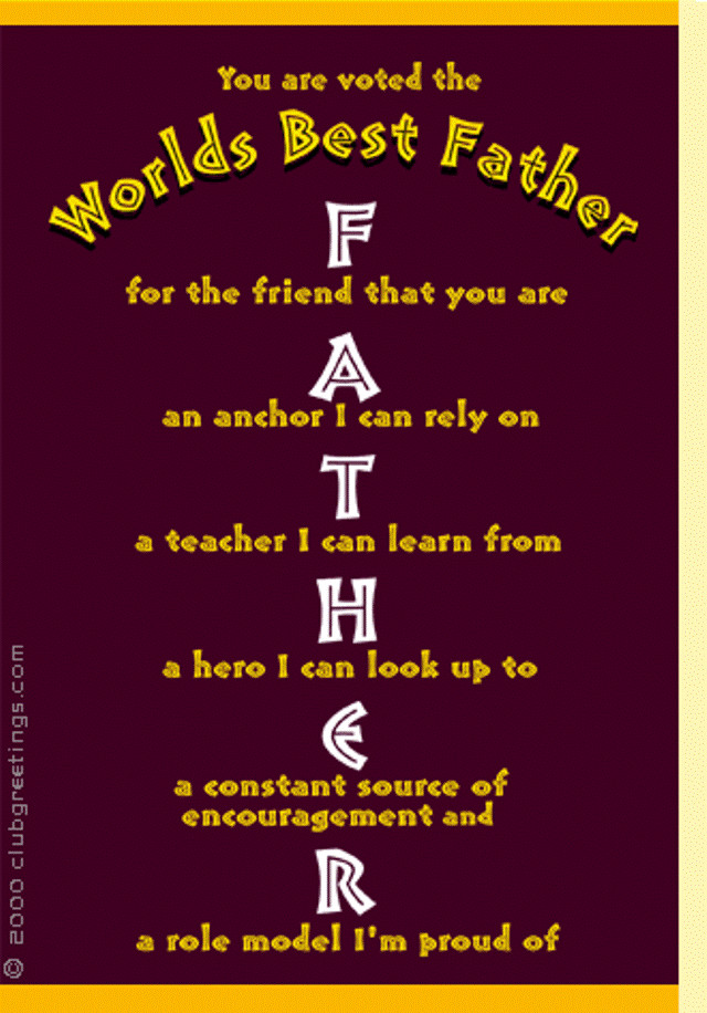 Short Fathers Day Quotes
 Top 10 Best Father’s Day Poems for Dads 2014