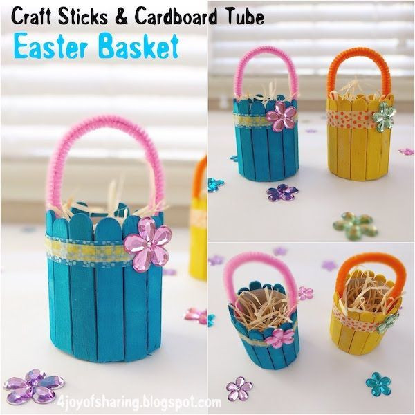 Simple Easter Basket Ideas
 Cute And Easy Easter Basket Craft