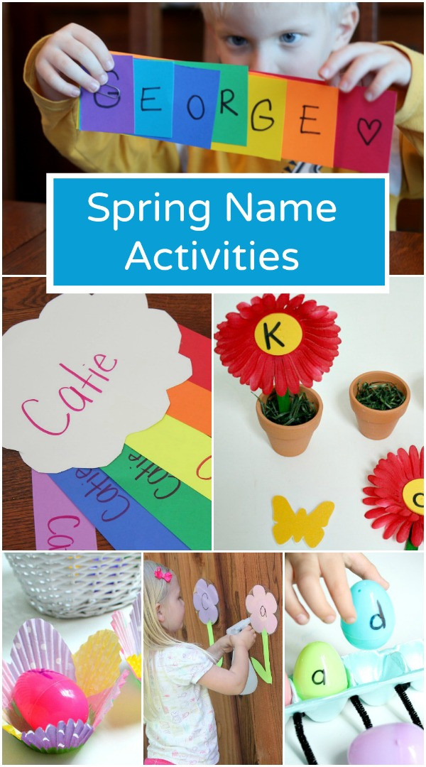 Spring Ideas Activities
 Spring Name Activities Fantastic Fun & Learning