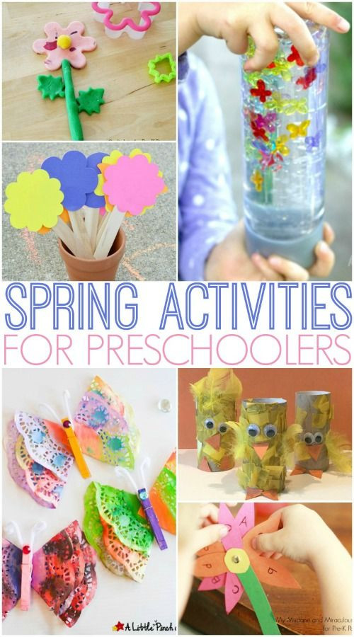 Spring Ideas Activities
 Spring Activities for Preschoolers