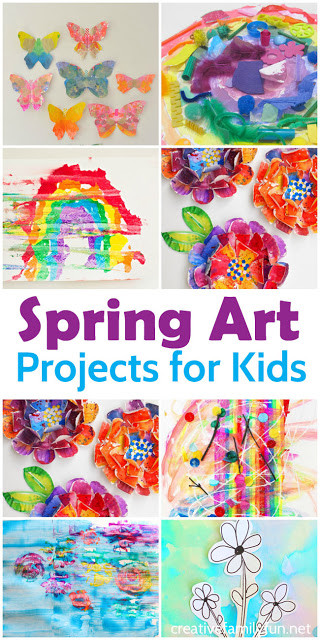 Spring Ideas Art
 Beautiful Spring Art Projects for Kids Creative Family Fun