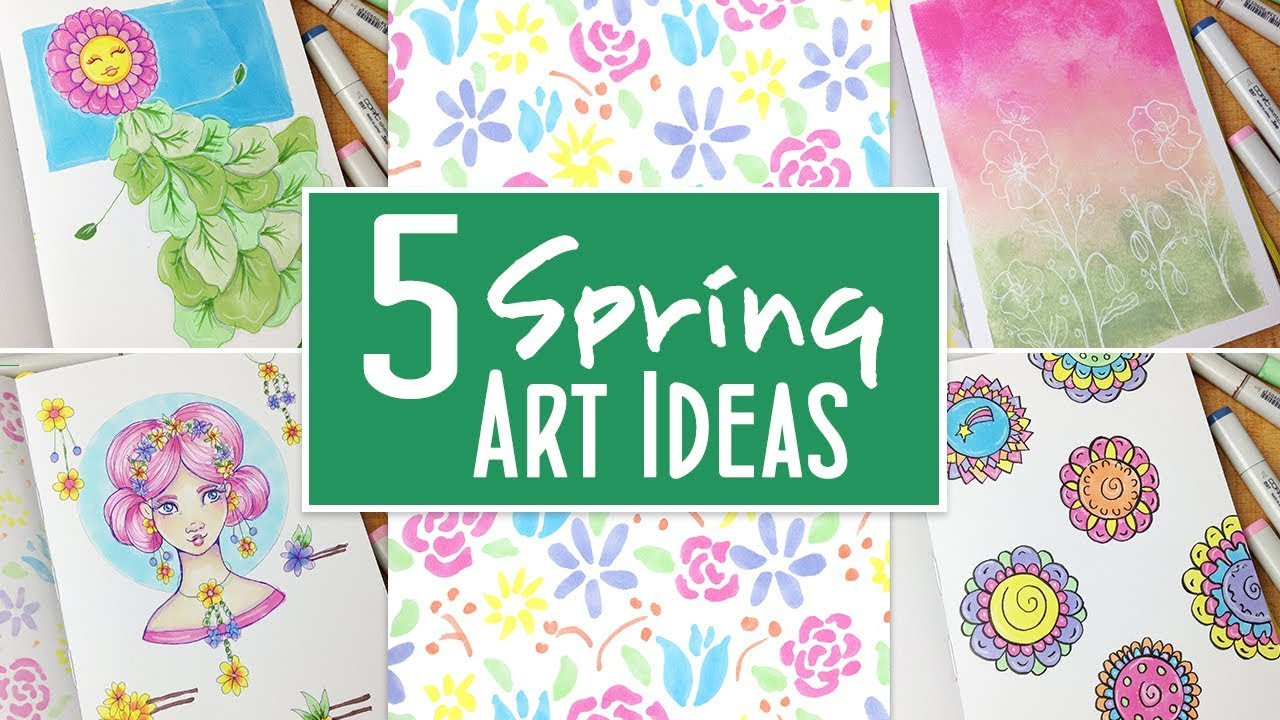Spring Ideas Drawing
 5 Spring Art and Drawing Ideas More Ways to Fill Your