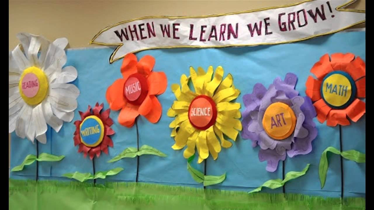 Spring Ideas For Classroom
 Easy Spring classroom decorations