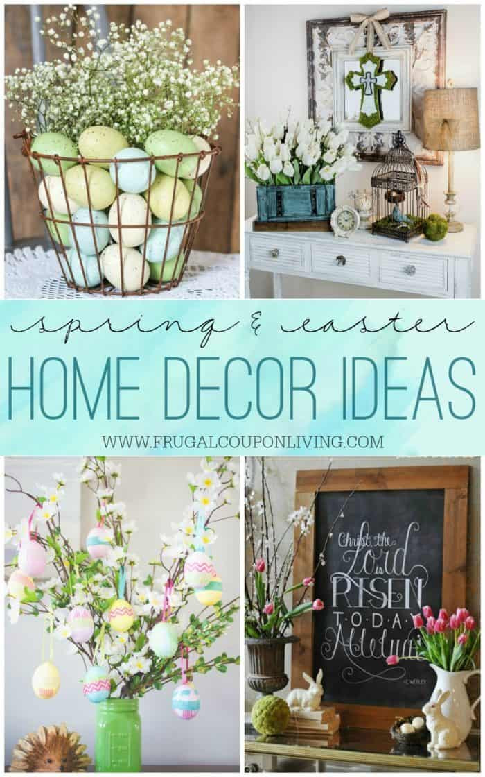 Spring Ideas For Home
 Spring & Easter Home Decor Ideas