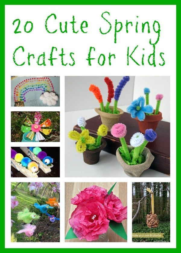Spring Ideas For Kids
 Cute Spring Crafts For Kids