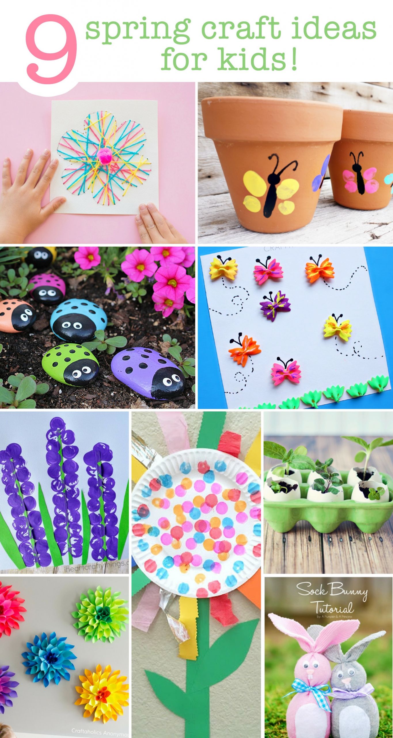 Spring Ideas For Kids
 9 Spring Craft Ideas For The Kids
