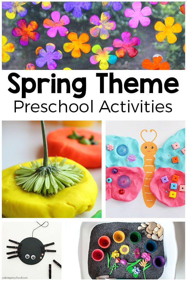 Spring Ideas For Kindergarten
 Spring Theme Activities for Preschool