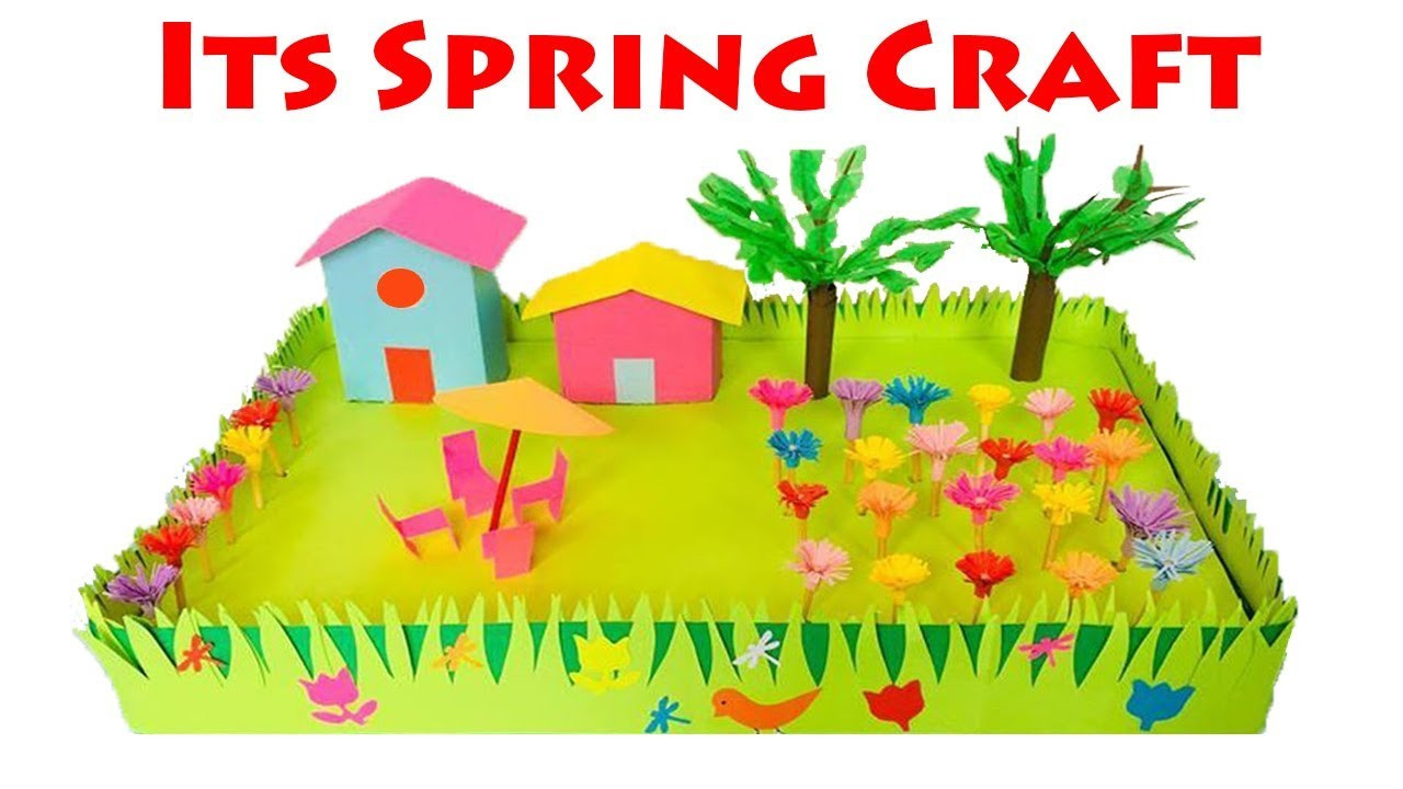 Spring Ideas For School
 Spring Season 3D Model For School Project Ideas
