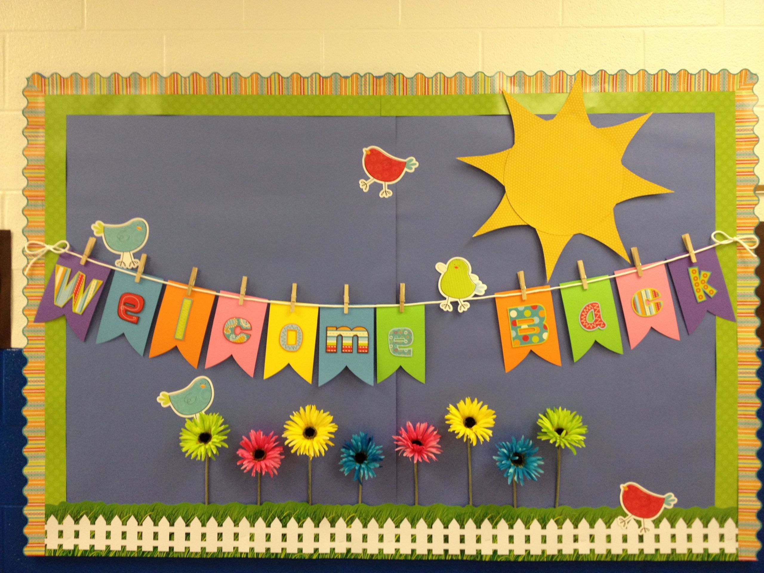 Spring Ideas For School
 How To Decorate A Bulletin Board For Back School