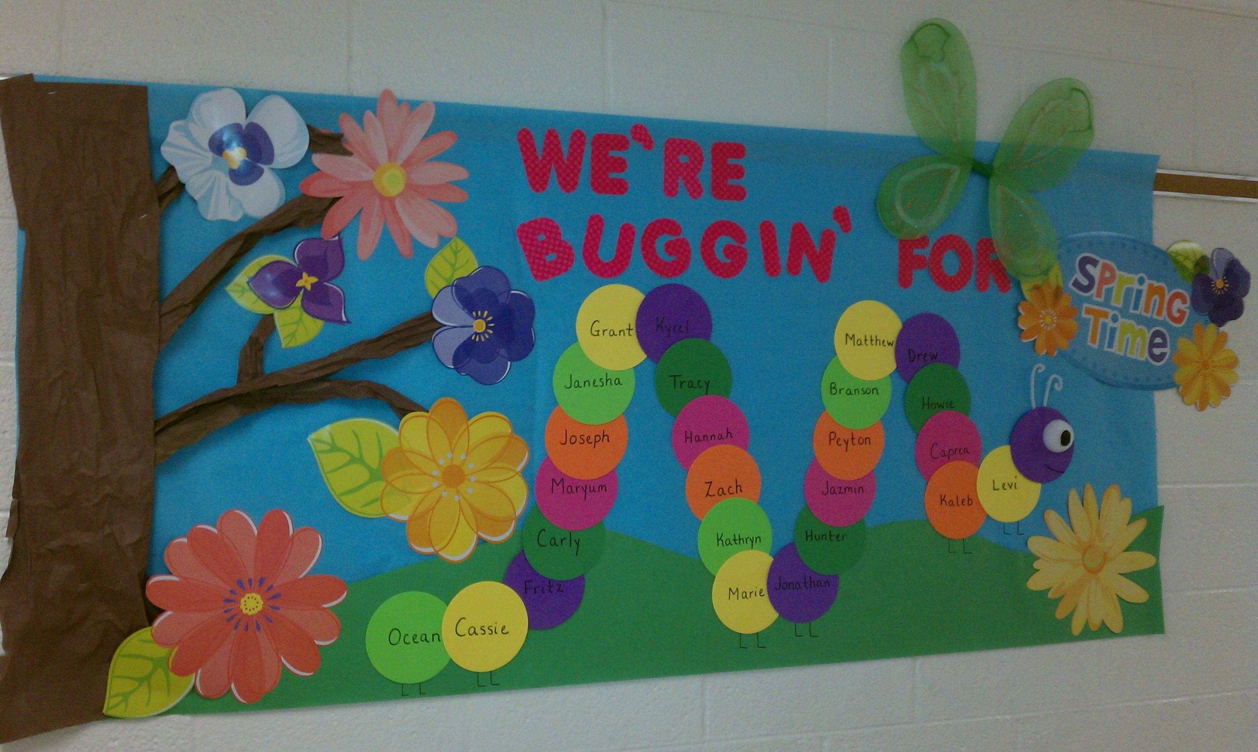 Spring Ideas For School
 Spring bulletin board Daycare things