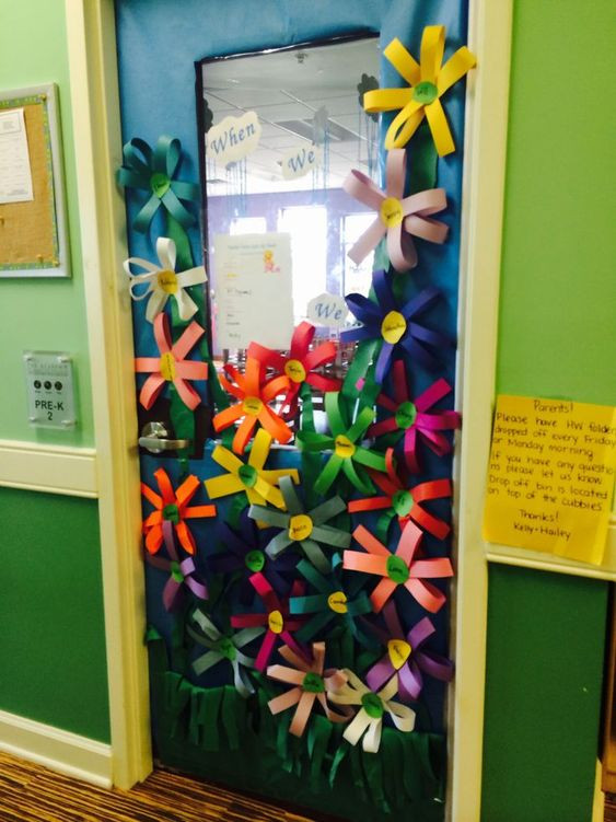 Spring Ideas For School
 Door displays