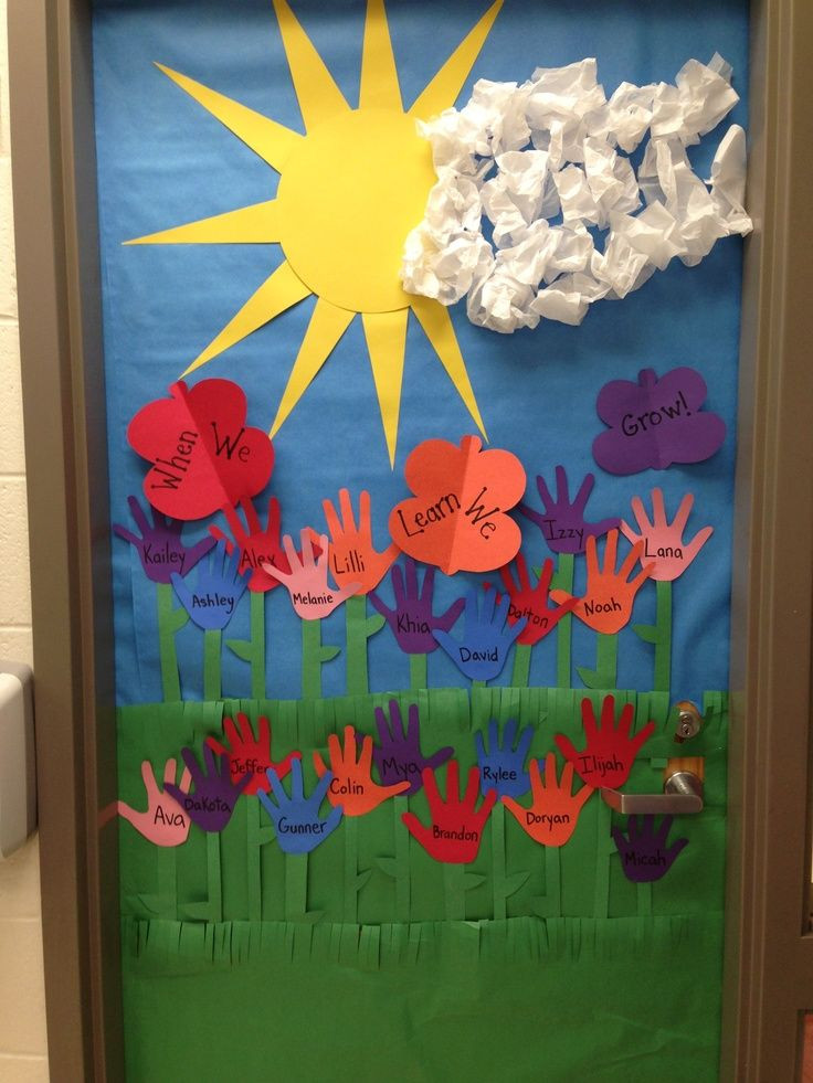 Spring Ideas For School
 door decoration for spring