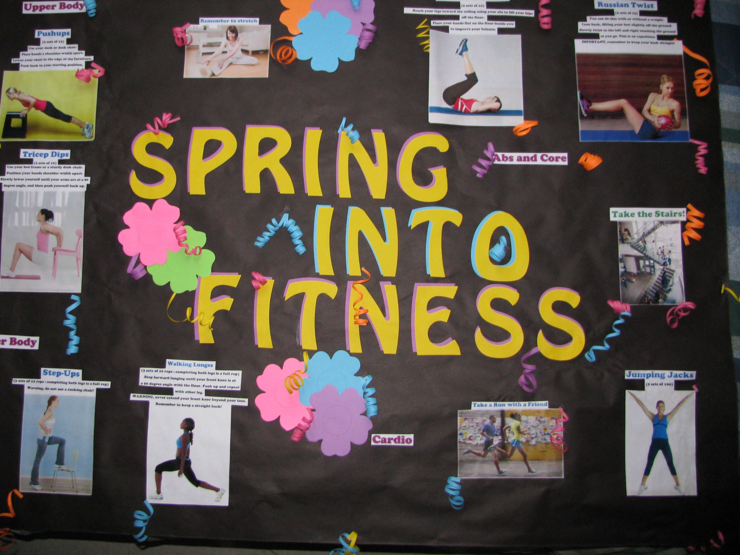 Spring Ideas For Work
 I have to remember this for the Spring bulletin board at