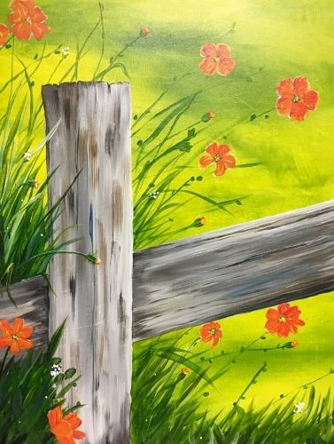 Spring Ideas Painting
 Spring in Bloom at Castello Restaurant Paint Nite Events