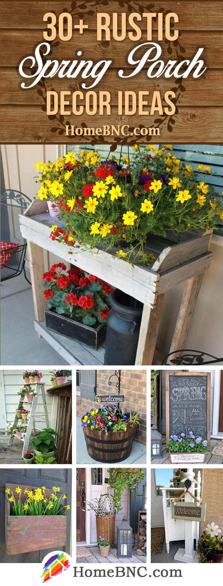 Spring Ideas Rustic
 30 Best Rustic Spring Porch Decor Ideas and Designs for 2020