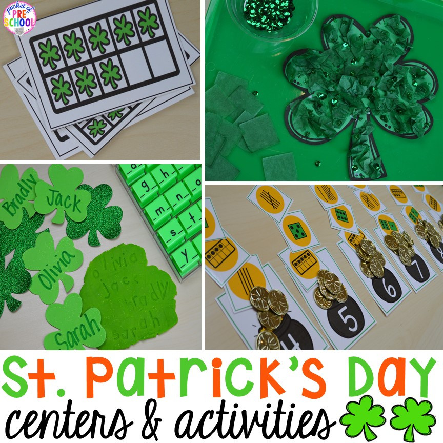 St Patrick's Day Activities For Adults
 St Patrick s Day Centers and Activities Pocket of Preschool