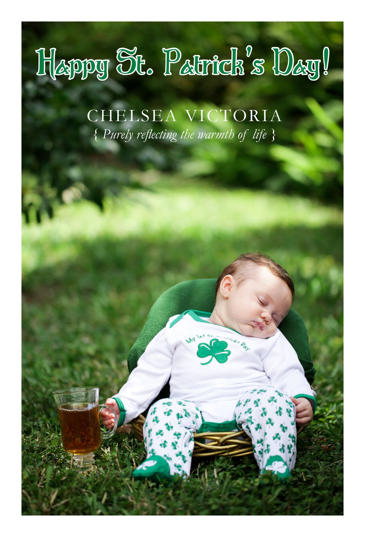 St Patrick's Day Baby Picture Ideas
 St Patrick s Day Newborn Shoot by Chelsea Victoria
